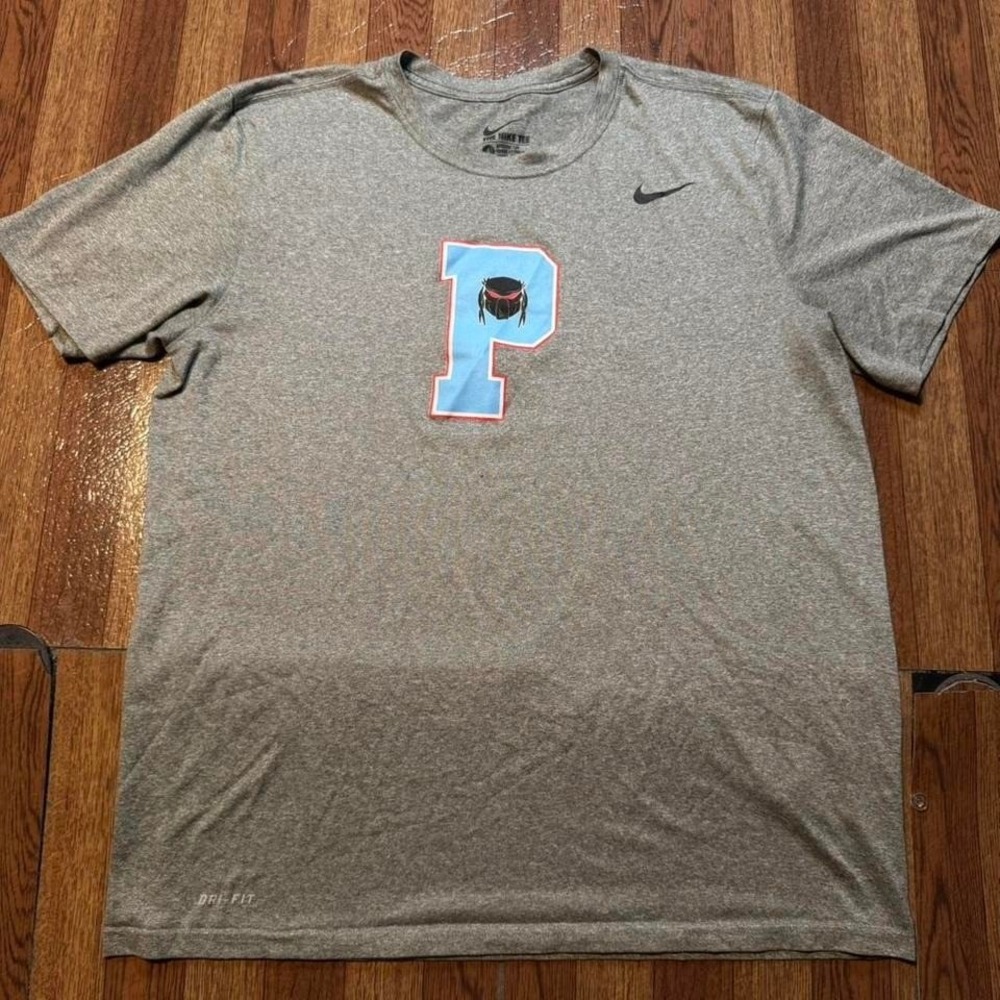 Nike Grey Dri-Fit Tech Predator Sportswear Running Train Shirt Fits Medium